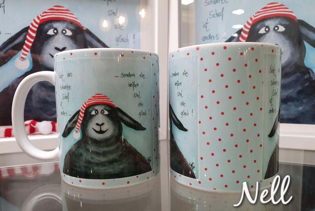 Tasse „Nicht das schwarze Schaf ist anders…sondern die weißen sind alle gleich!“ – Bild 2