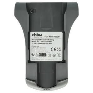 Ersatzakku passend für Shark XSBT700EU – Akku für Shark Akku-Staubsauger, 3500 mAh, 25,2 V Li-Ion