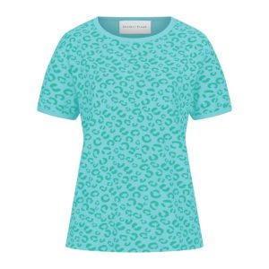 Another Brand Shirt Frottee Leomuster Türkis