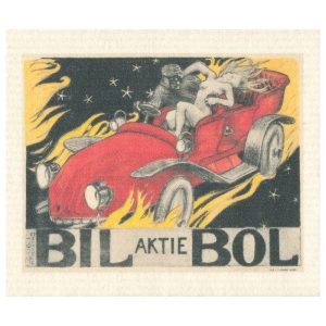 Tiskirätti Bil-Bol autoliikkeen juliste, Ateneum