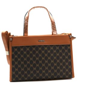 Damenhandtasche Schultertasche Braun oder Weiss Y1266
