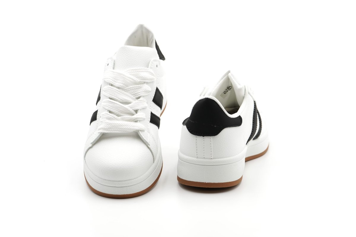 Damenschuh Sneaker Weiss 0280 White – Bild 4