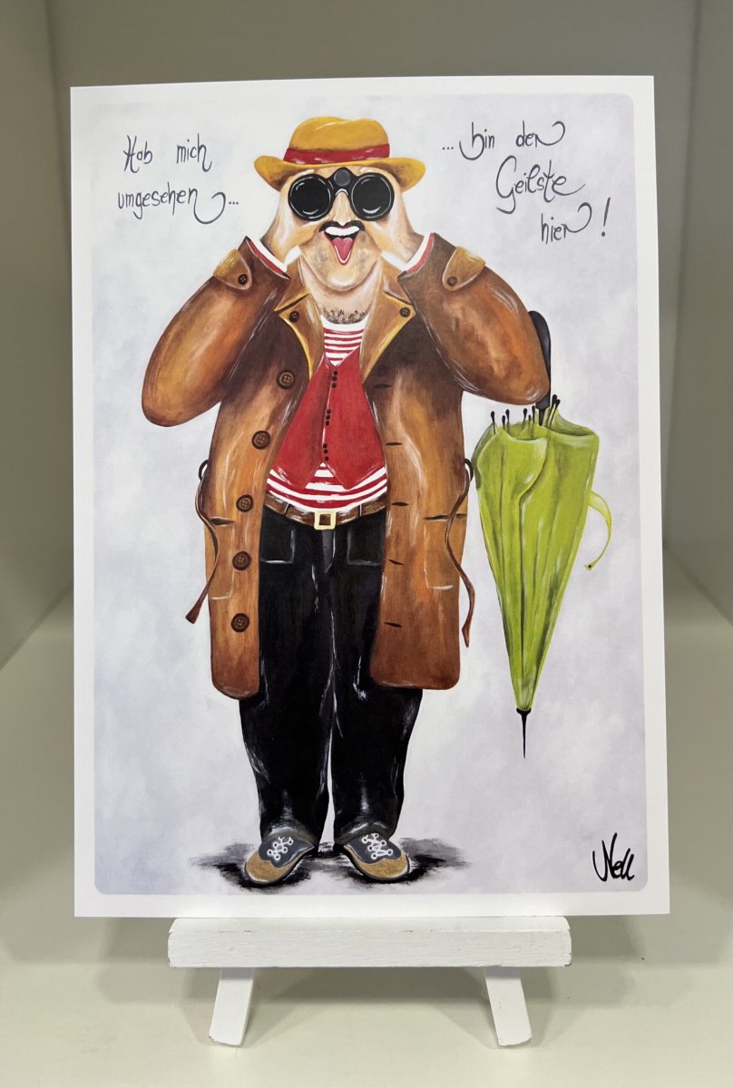 Postkarte „Hab mich umgesehen….bin der Geilste hier“ – Bild 3