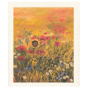 Johanna Oras Dishcloth, Field of Flowers