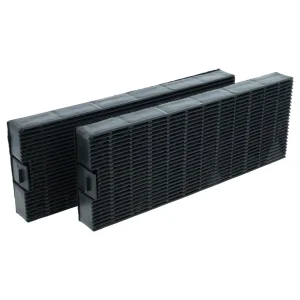 2x Aktivkohlefilter kompatibel mit Etna ACC918 gorenje 182192 Bauknecht C00268402 Candy 49016876