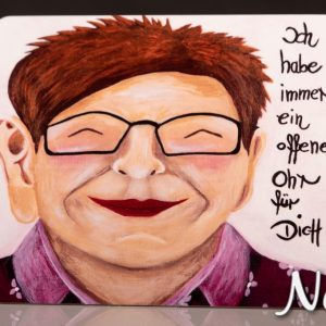 Frühstücksbrettchen „Ich habe immer ein offenes Ohr für DICH“