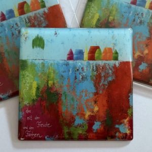 Magnet „Leben ist das mit der Freude und den Farben“