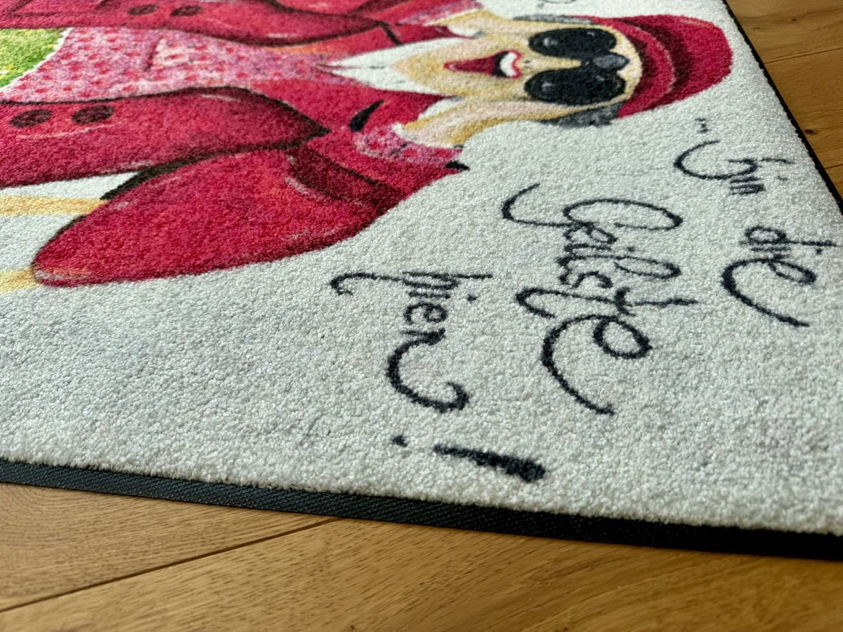 Fußmatte XXL 120cm x 75cm „Hab mich umgesehen….bin die Geilste hier“ – Bild 6