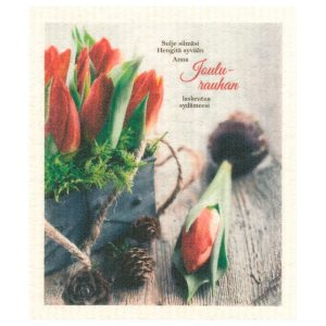 Dishcloth Joulurauha laskeutuu