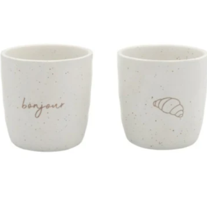 Leeff Becher-Set Bonjour & Croissant