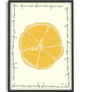 Poster *Lemon* Anna Mörner 30×40 cm