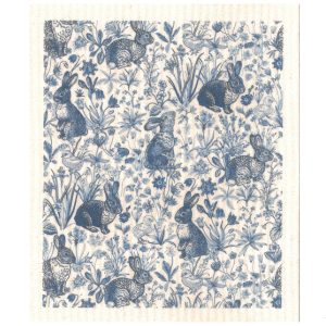 Dishcloth Bunnies in the meadow