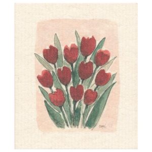 Tiskirätti Punaiset tulppaanit, Sari’s Artwork