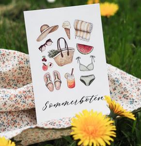 Karte *Sommerboten* von Frollein Lücke