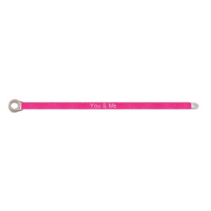 Sorbet Bracelets Satinarmband bestickt “You & Me”