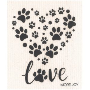 Dishcloth Love Paws