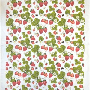 Keittiöpyyhe Mansikka
