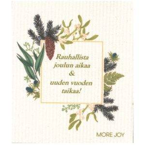 Schwammtuch Rauhallista joulua ja hyvää uutta vuotta