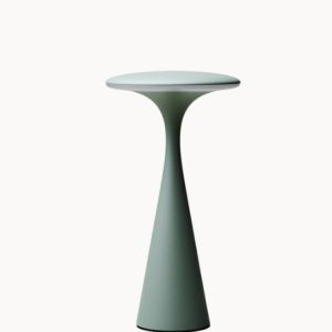 Kabellose LED Tischlampe Salbei – dimmbares Designlicht für Terrasse & Zuhause