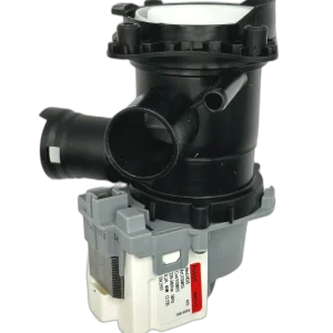 Ablaufpumpe wie Bosch 00145777 mit Pumpenkopf und Sieb für Waschmaschine