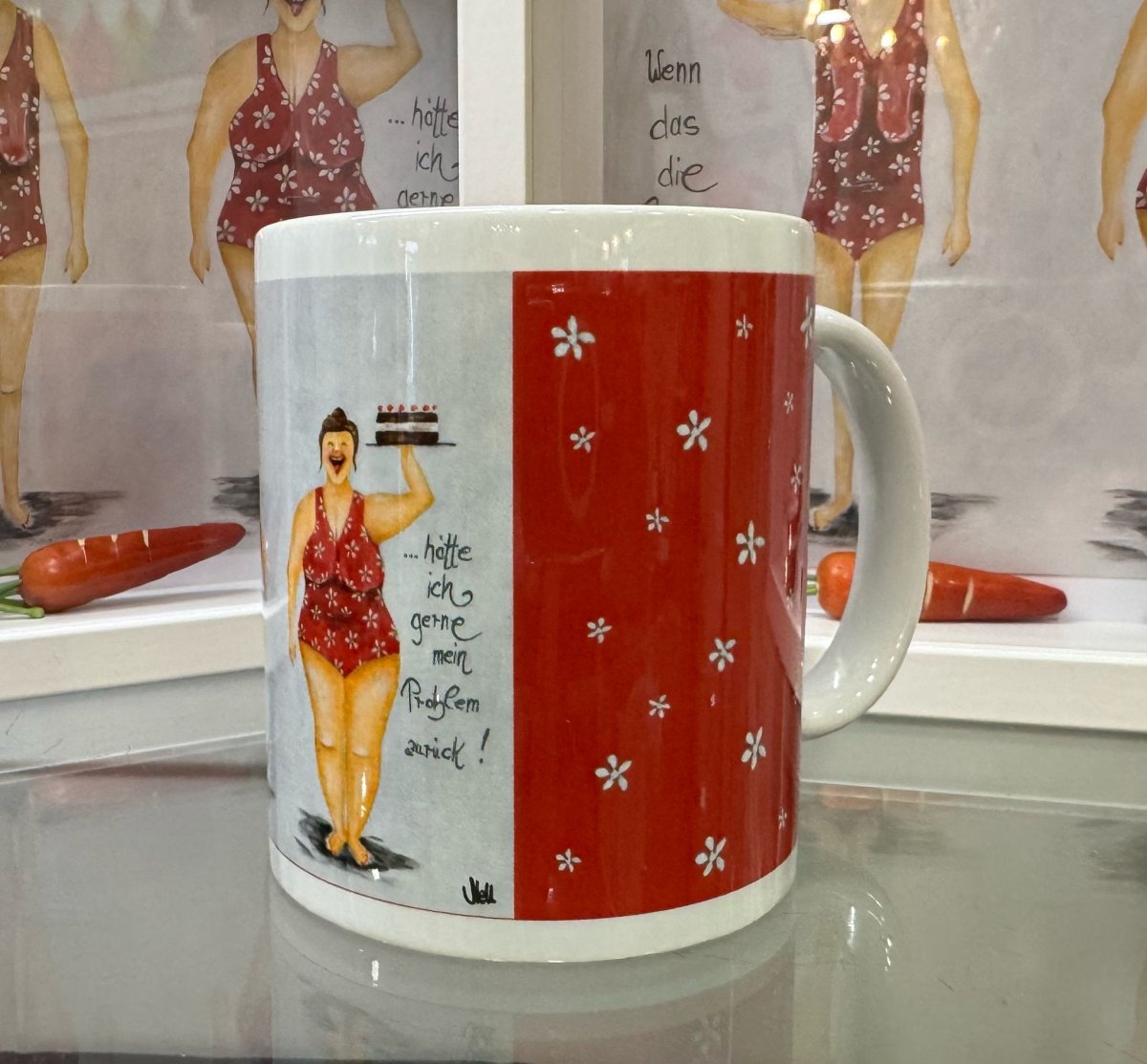 Tasse „Wenn das die Lösung meines Problems ist…hätte ich gerne mein Problem zurück!“ – Bild 3