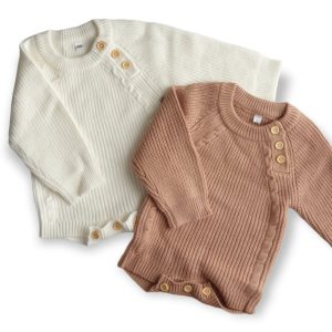 Langarmstrampler für Mädchen | Jungen